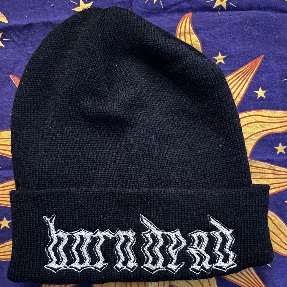 Born Dead - “Tremor” Logo Beanie Streetwear Hardcore Punk Goth Skater Fashion